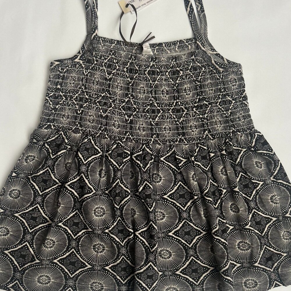 NWT Kate Quinn Smocked The Woods Modal Tank Top 6Y Beluga Batik Girls